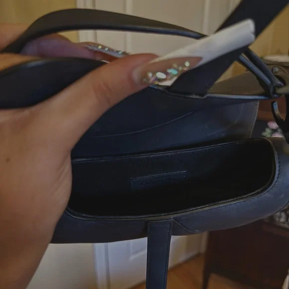 Christian Dior Black Ultramatte calfskin Leather Mini Saddle Bag - Picture 7 of 7